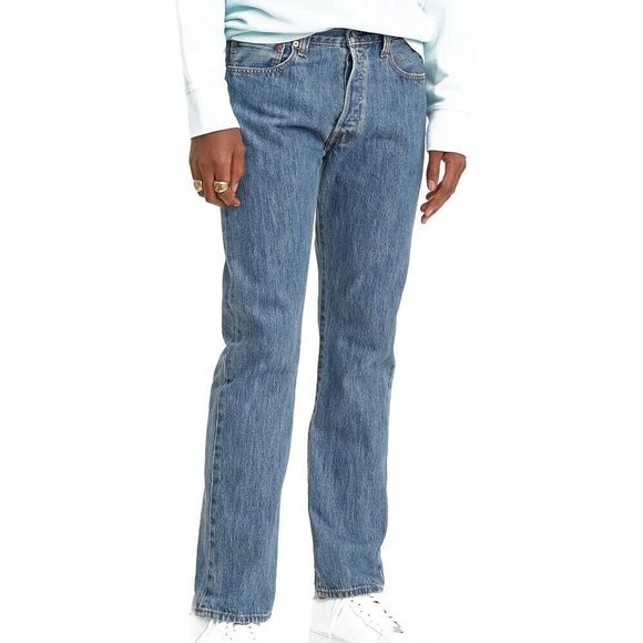 Levi's Other - Levi's Mens 501 Original Fit Jeans 29 x 30 Straight Button Fly Medium Wash Denim